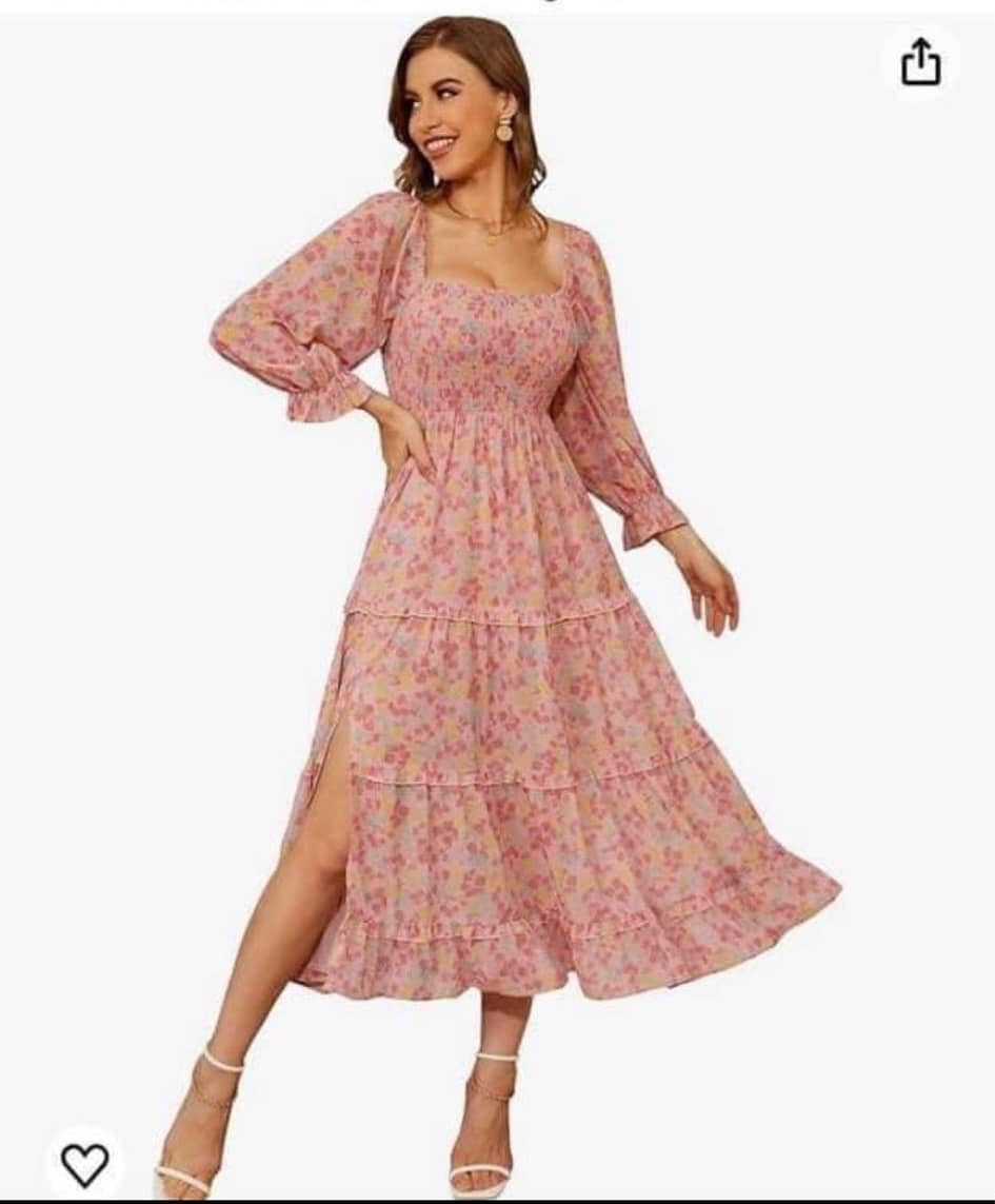 Women’s Summer Bohemian Dress Floral Print