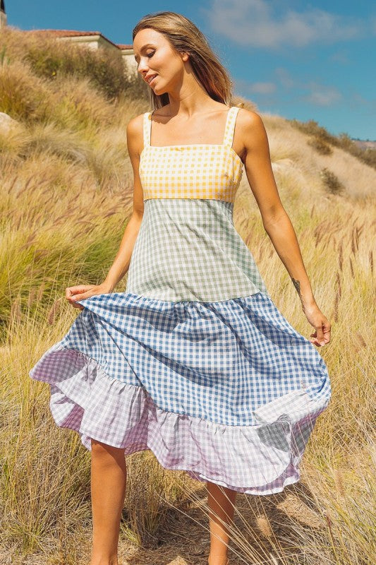 Gingham Garden Dress