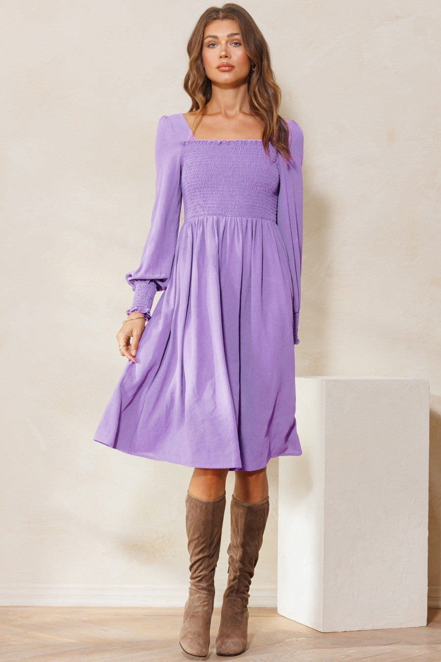 Lavender Bloom Dress
