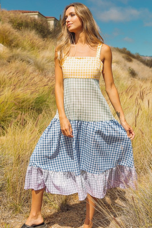 Gingham Garden Dress