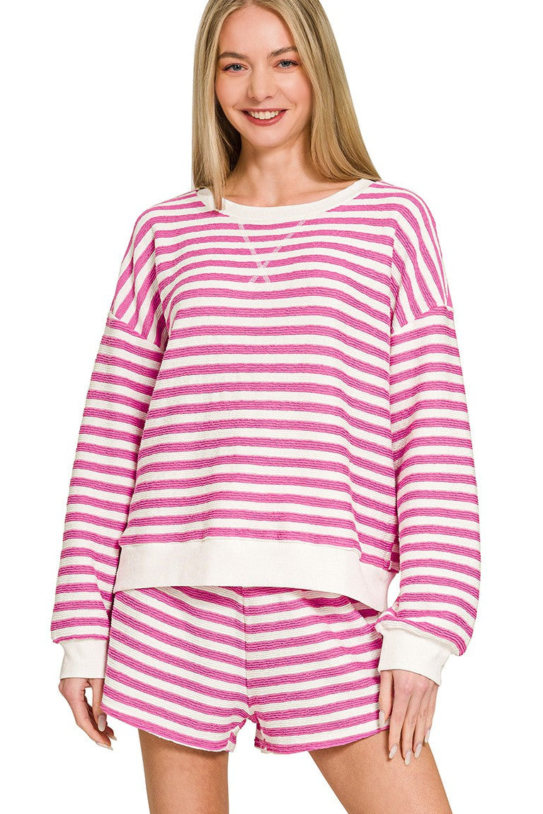 The Sweet Stripe Short Set