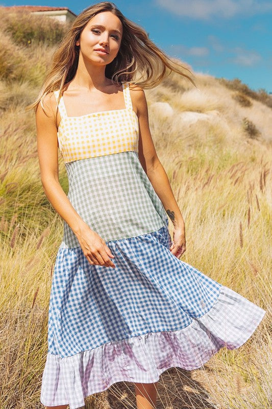 Gingham Garden Dress