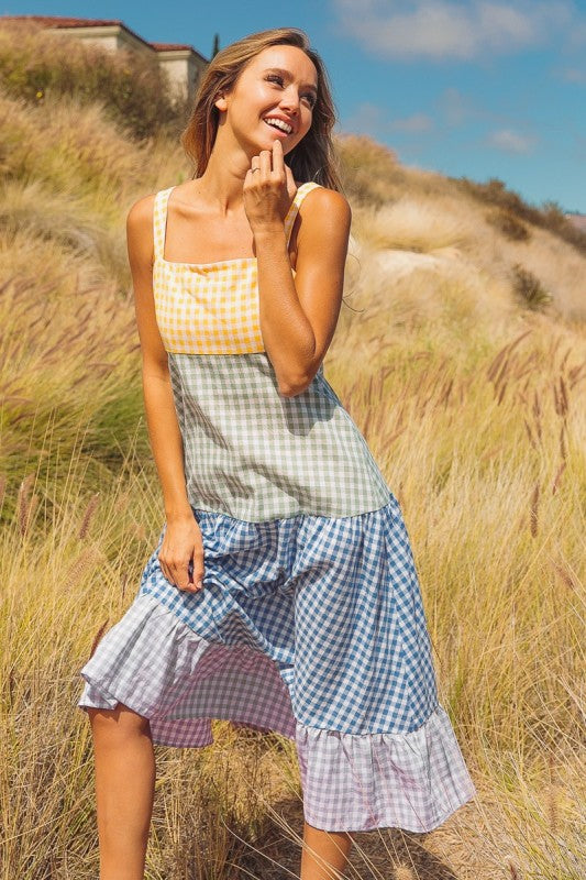 Gingham Garden Dress