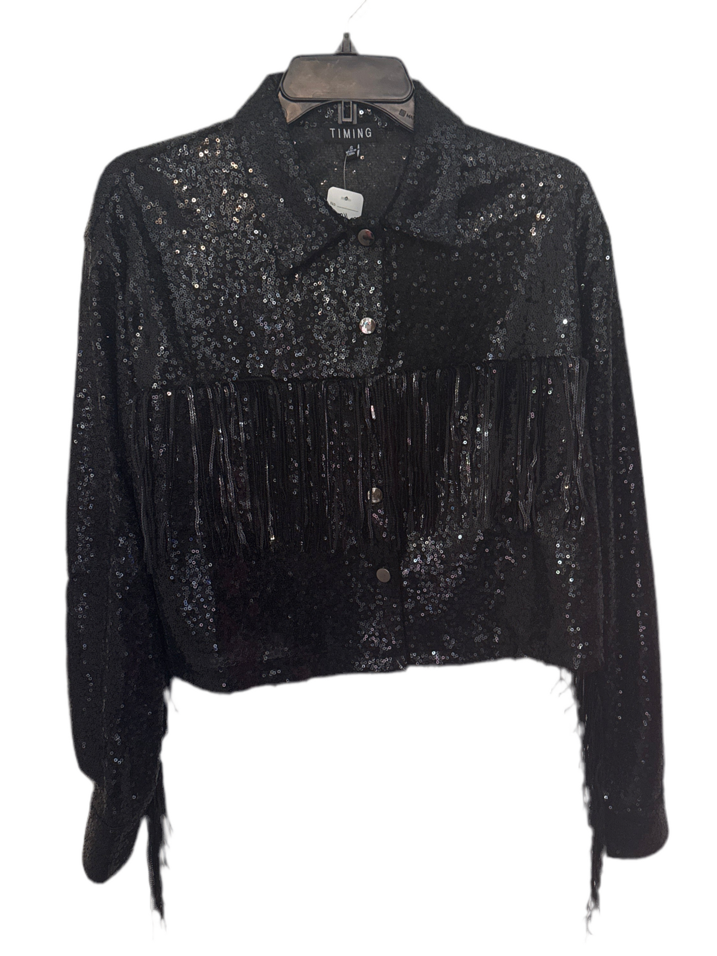 Cropped Sequin Jacket