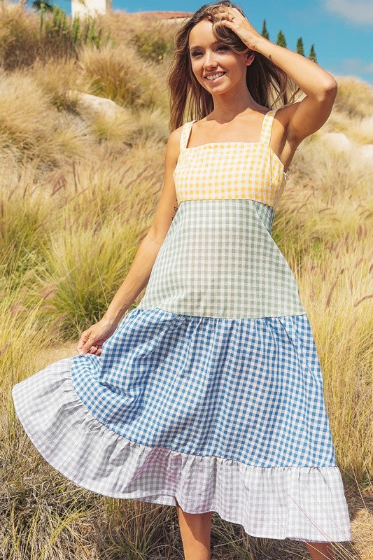 Gingham Garden Dress