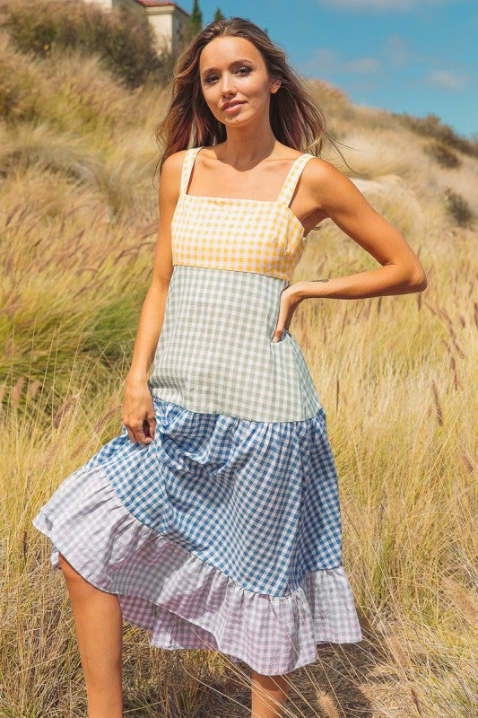 Gingham Garden Dress