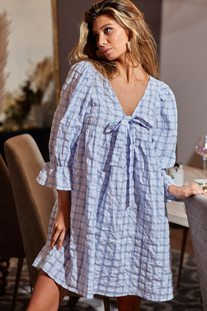 Sunday Morning Sky Dress