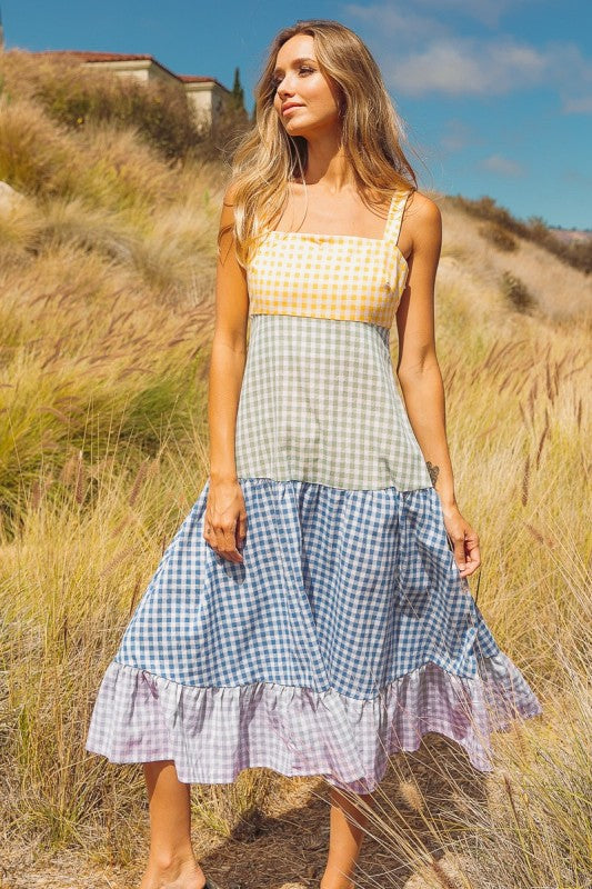 Gingham Garden Dress