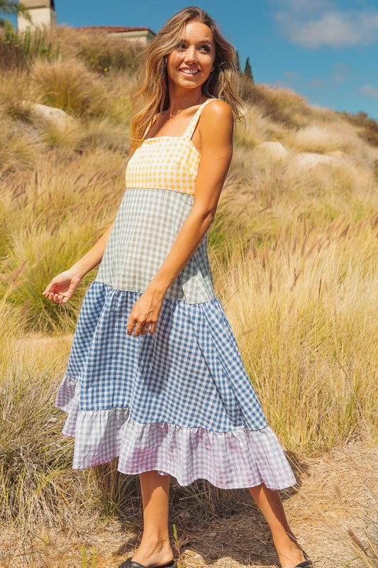 Gingham Garden Dress