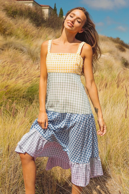 Gingham Garden Dress